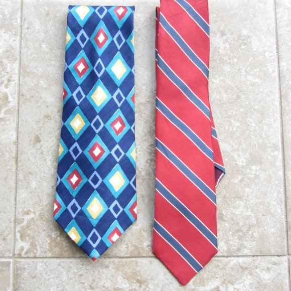 *MUST BUNDLE* Big & Tall 100% Silk Neckties - Picture 1 of 6